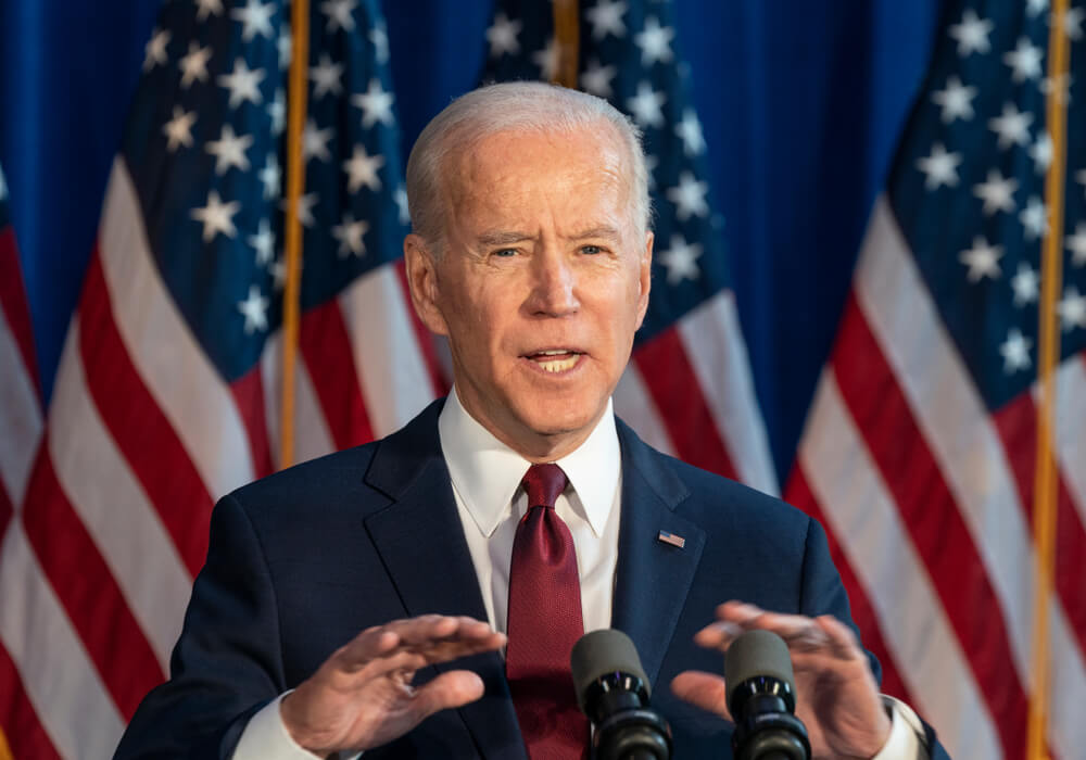 President & Democratic hopeful Joe Biden made foreign policy statement